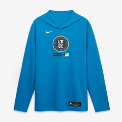 Philadelphia Phillies City Connect Dri-FIT Long Sleeve Hooded T-Shirt Blue | Nike