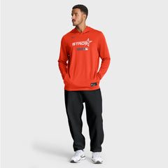 Houston Astros City Connect Dri-FIT Long Sleeve Hooded T-Shirt Orange | Nike