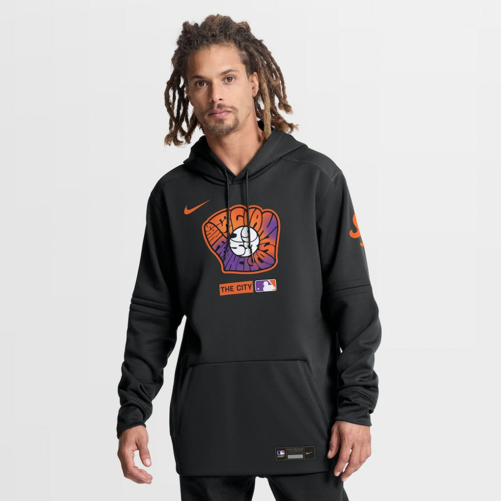 San Francisco Giants Authentic Collection City Connect Therma-FIT Hoodie Black | Nike