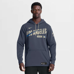 Los Angeles Dodgers Authentic Collection City Connect Therma-FIT Hoodie Navy | Nike
