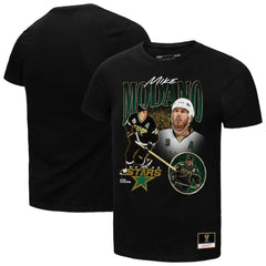 Mike Modano Dallas Stars Mitchell & Ness Player Collage Name & Number T-Shirt Black