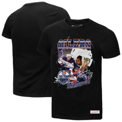 Connor McDavid Edmonton Oilers Mitchell & Ness 2.0 Player Graphic T-Shirt Black