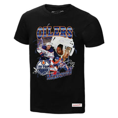 Connor McDavid Edmonton Oilers Mitchell & Ness 2.0 Player Graphic T-Shirt Black