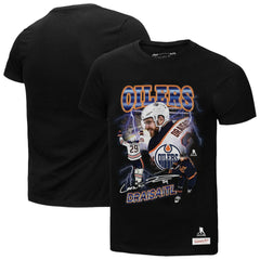 Leon Draisaitl Edmonton Oilers Mitchell & Ness 2.0 Player Graphic T-Shirt Black