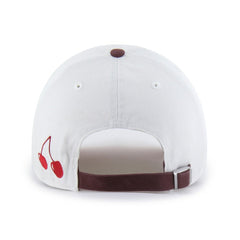 Detroit Tigers Unisex Love Letter Clean Up Adjustable Hat Stone/Burgundy | 47 brand