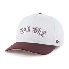 Boston Red Sox Unisex Love Letter Adjustable Hitch Hat Stone/Burgundy | 47 brand