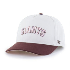 San Francisco Giants Unisex Love Letter Adjustable Hitch Hat Stone/Burgundy | 47 brand