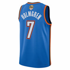 Chet Holmgren Oklahoma City Thunder Unisex 2025 NBA Finals Swingman Jersey - Icon Edition - Blue