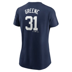 Riley Greene Detroit Tigers Women's Cooperstown Collection Fuse Name & Number T-Shirt Navy | Nike
