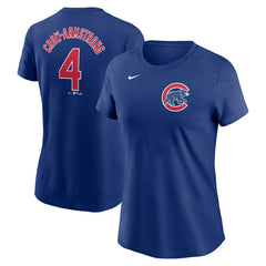 Pete Crow-Armstrong Chicago Cubs Women's Cooperstown Collection Fuse Name & Number T-Shirt Royal | Nike