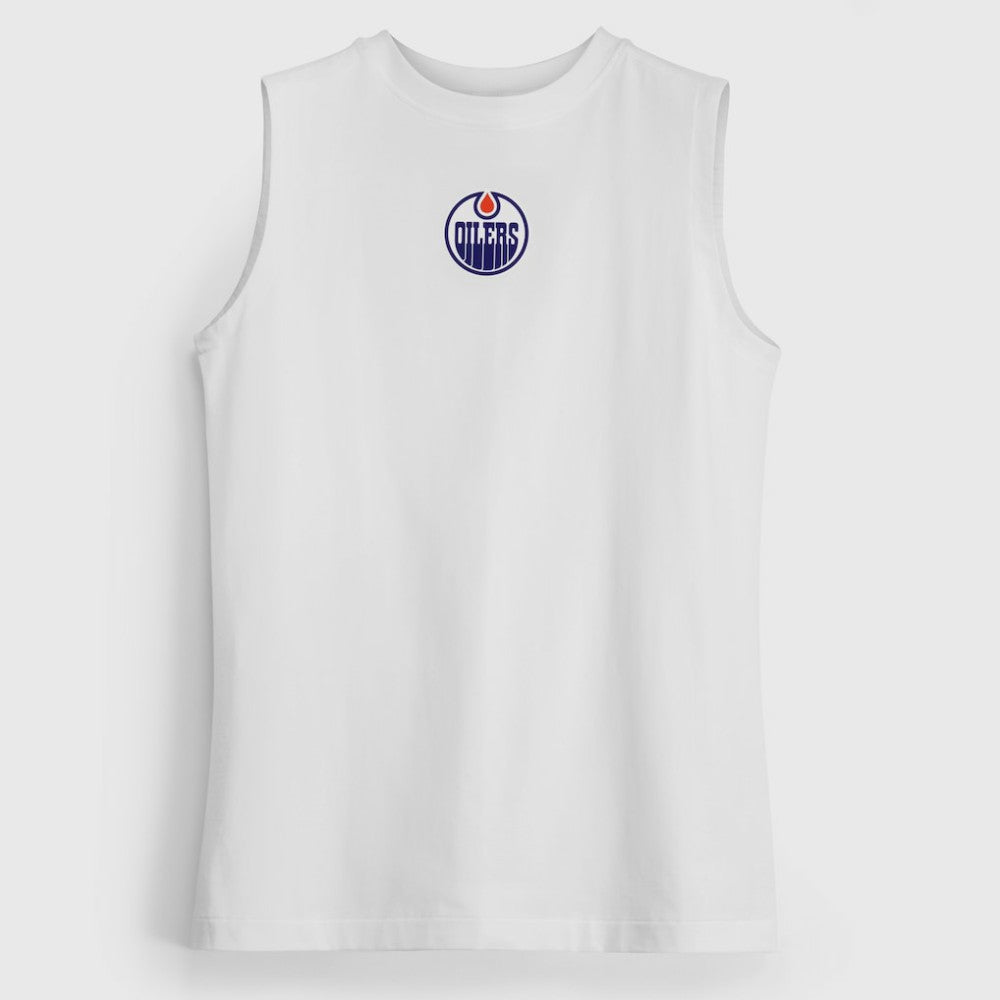 Edmonton Oilers lululemon Women's All Yours Organic Cotton Tank Top White