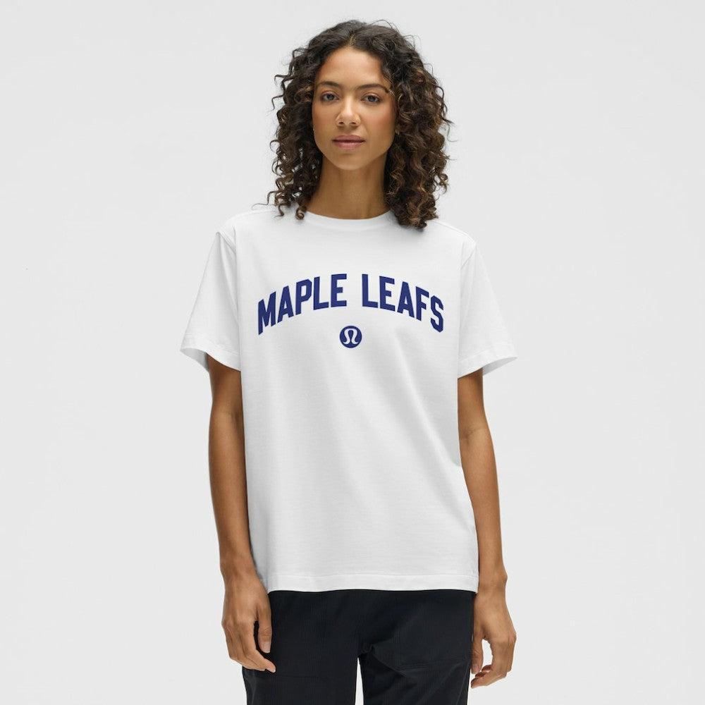 Toronto Maple Leafs lululemon Women's All Yours Organic Cotton T-Shirt White