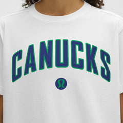 Vancouver Canucks lululemon Women's All Yours Organic Cotton T-Shirt White