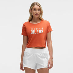 Edmonton Oilers lululemon Women's Cates T-Shirt Sienna