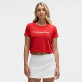 Detroit Red Wings lululemon Women's Cates T-Shirt True Red