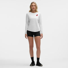 New Jersey Devils lululemon Women's Love Long Sleeve T-Shirt Heathered Core Ultra Light Grey