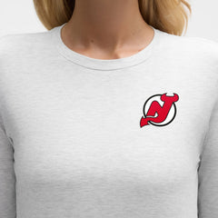 New Jersey Devils lululemon Women's Love Long Sleeve T-Shirt Heathered Core Ultra Light Grey