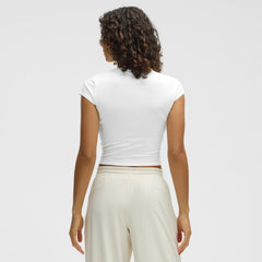 Edmonton Oilers lululemon Women's Baby T-Shirt White