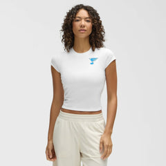 St. Louis Blues lululemon Women's Baby T-Shirt White