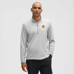 Chicago Blackhawks lululemon Soft Jersey Half-Zip Pullover Heather Gray
