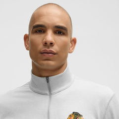 Chicago Blackhawks lululemon Soft Jersey Half-Zip Pullover Heather Gray