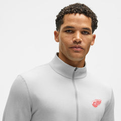 Detroit Red Wings lululemon Soft Jersey Half-Zip Pullover Heather Gray