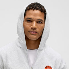 Anaheim Ducks lululemon Steady State Full-Zip Hoodie Heathered Core Ultra Light Grey