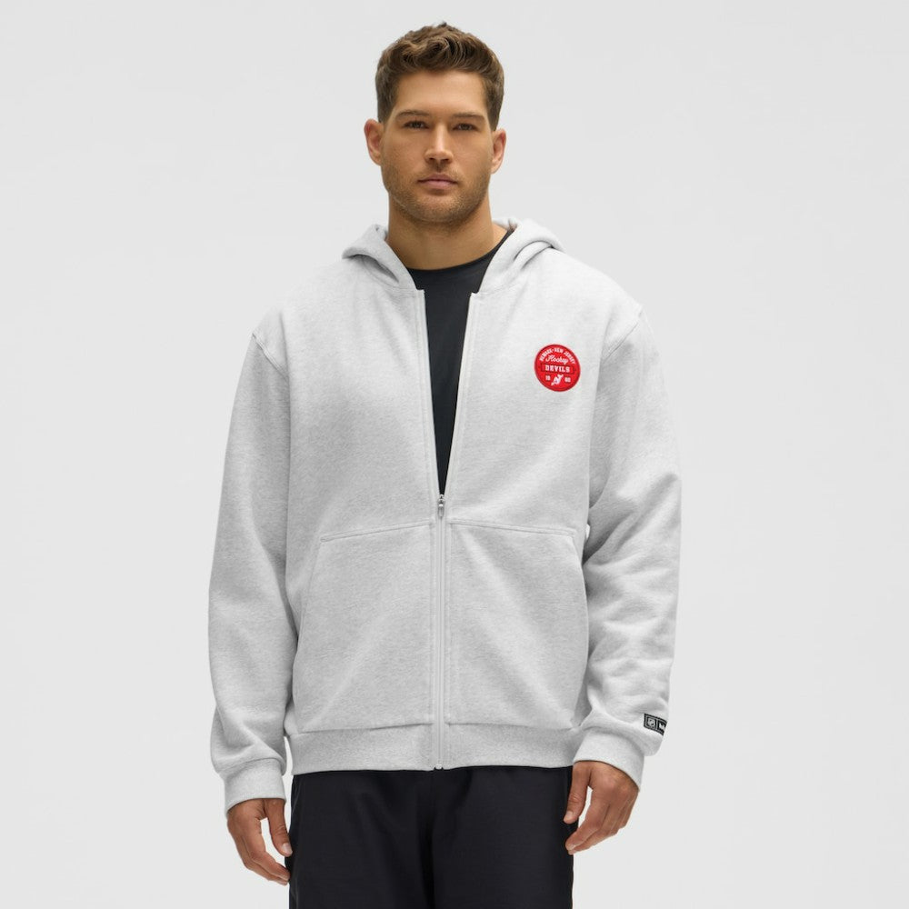 New Jersey Devils lululemon Steady State Full-Zip Hoodie Heathered Core Ultra Light Grey