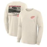 Detroit Red Wings Fanatics Centennial Legacy Long Sleeve T-Shirt Beige