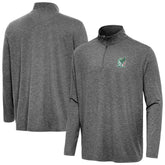 Mexico National Team Antigua Master Quarter-Zip Pullover Heather Black