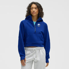 Buffalo Sabres lululemon Women's Scuba Oversized Half-Zip Hoodie College Cobalt