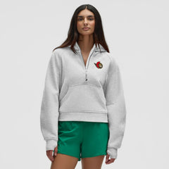 Ottawa Senators lululemon Women's Scuba Oversized Half-Zip Hoodie Heathered Core Ultra Light Grey
