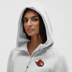 Ottawa Senators lululemon Women's Scuba Oversized Half-Zip Hoodie Heathered Core Ultra Light Grey