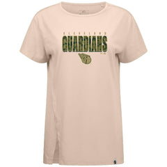 Cleveland Guardians Levelwear Women's Influx Protect W T-Shirt Khaki