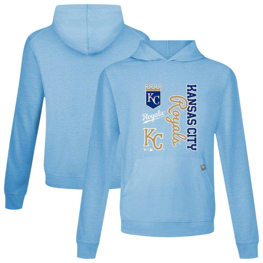 Kansas City Royals Levelwear Crown Relay Pullover Hoodie Light Blue