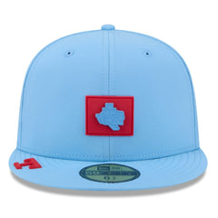 Texas Rangers 2026 Clubhouse Alternate 59FIFTY Fitted Hat Light Blue | New Era