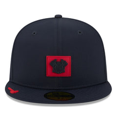 Atlanta Braves 2026 Clubhouse Alternate 59FIFTY Fitted Hat Navy | New Era