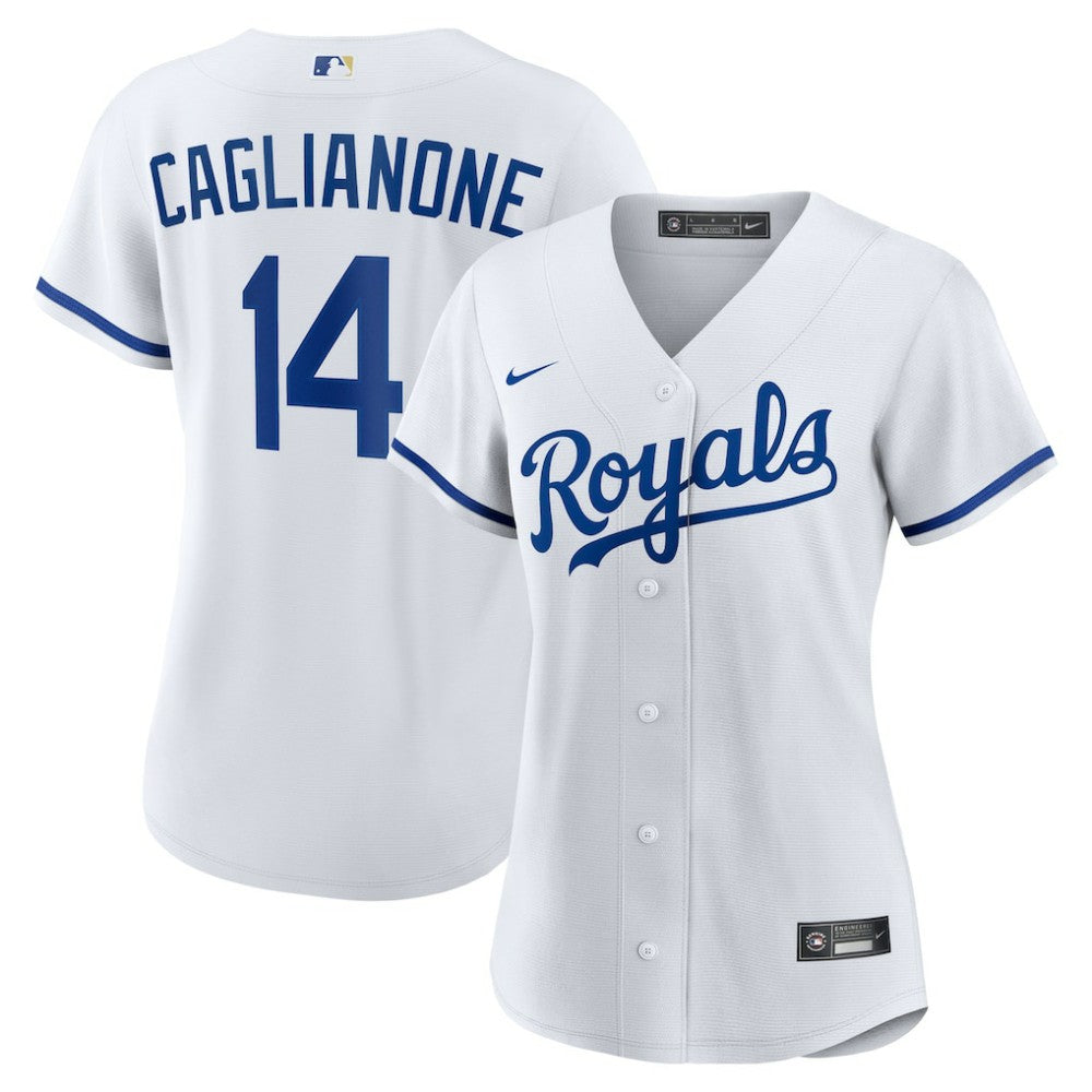 Jac Caglianone Kansas City Royals Women's Home Replica Jersey - White