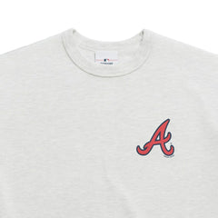Atlanta Braves Madhappy x MLB Unisex Heavyweight T-Shirt Heather Gray
