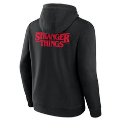 Minnesota Twins Stranger Things Logo Lockup Pullover Hoodie Black