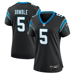 Rico Dowdle Carolina Panthers Women's Team Game Jersey - Black