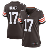 Jerome Baker Cleveland Browns Women's Team Game Jersey - Brown