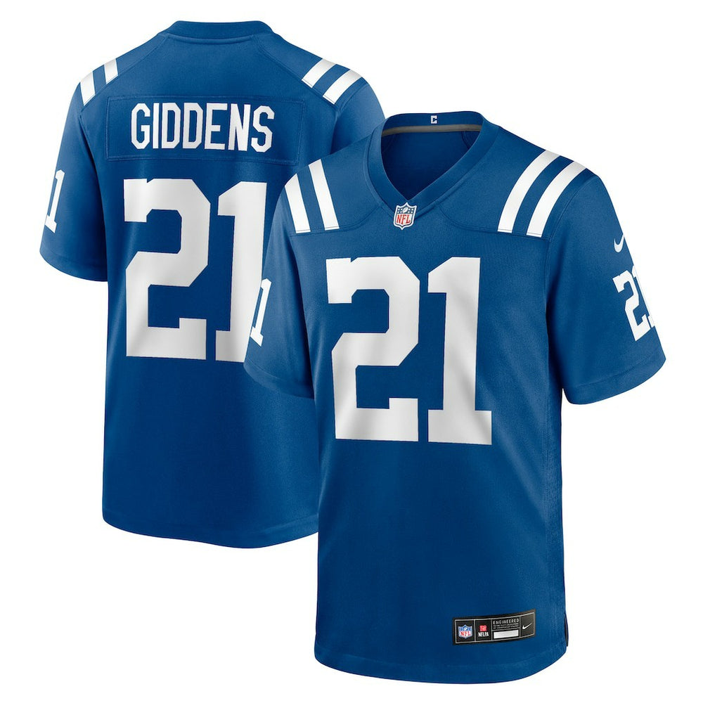 DJ Giddens Indianapolis Colts Team Game Jersey - Royal