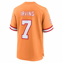 Bucky Irving Tampa Bay Buccaneers 50th Season Game Jersey - Creamsicle