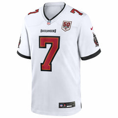 Bucky Irving Tampa Bay Buccaneers 50th Season White Game Jersey - White