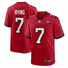 Bucky Irving Tampa Bay Buccaneers 50th Season Team Game Jersey - Red