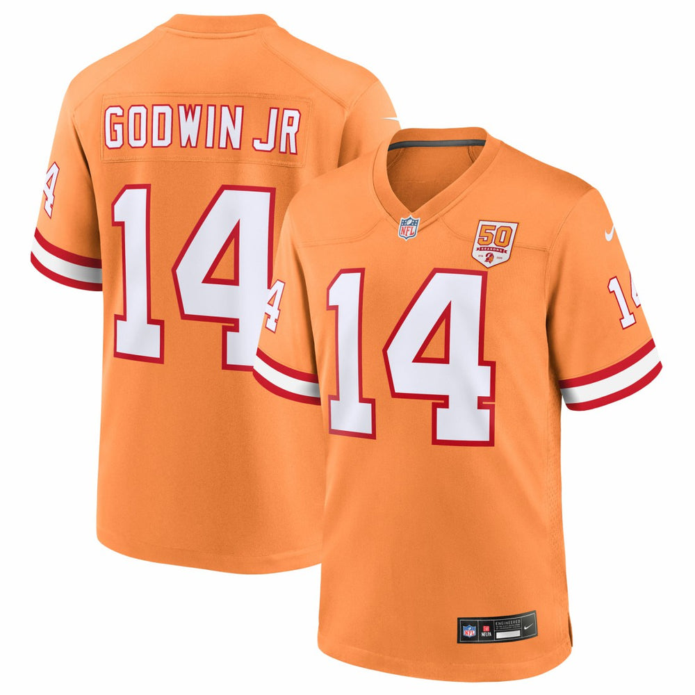 Chris Godwin Jr. Tampa Bay Buccaneers 50th Season Game Jersey - Creamsicle
