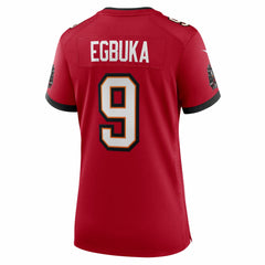 Emeka Egbuka Tampa Bay Buccaneers Women's 50th Season Team Game Jersey - Red