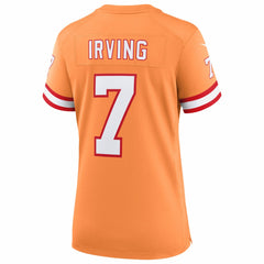Bucky Irving Tampa Bay Buccaneers Women's 50th Season Game Jersey - Creamsicle