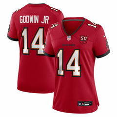 Chris Godwin Jr. Tampa Bay Buccaneers Women's 50th Season Team Game Jersey - Red